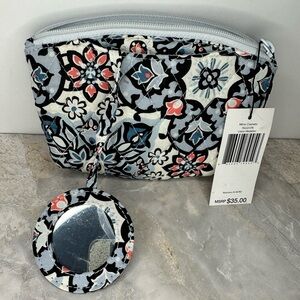 Vera Bradley Mirror Cosmetic Bag Lisbon Medallion